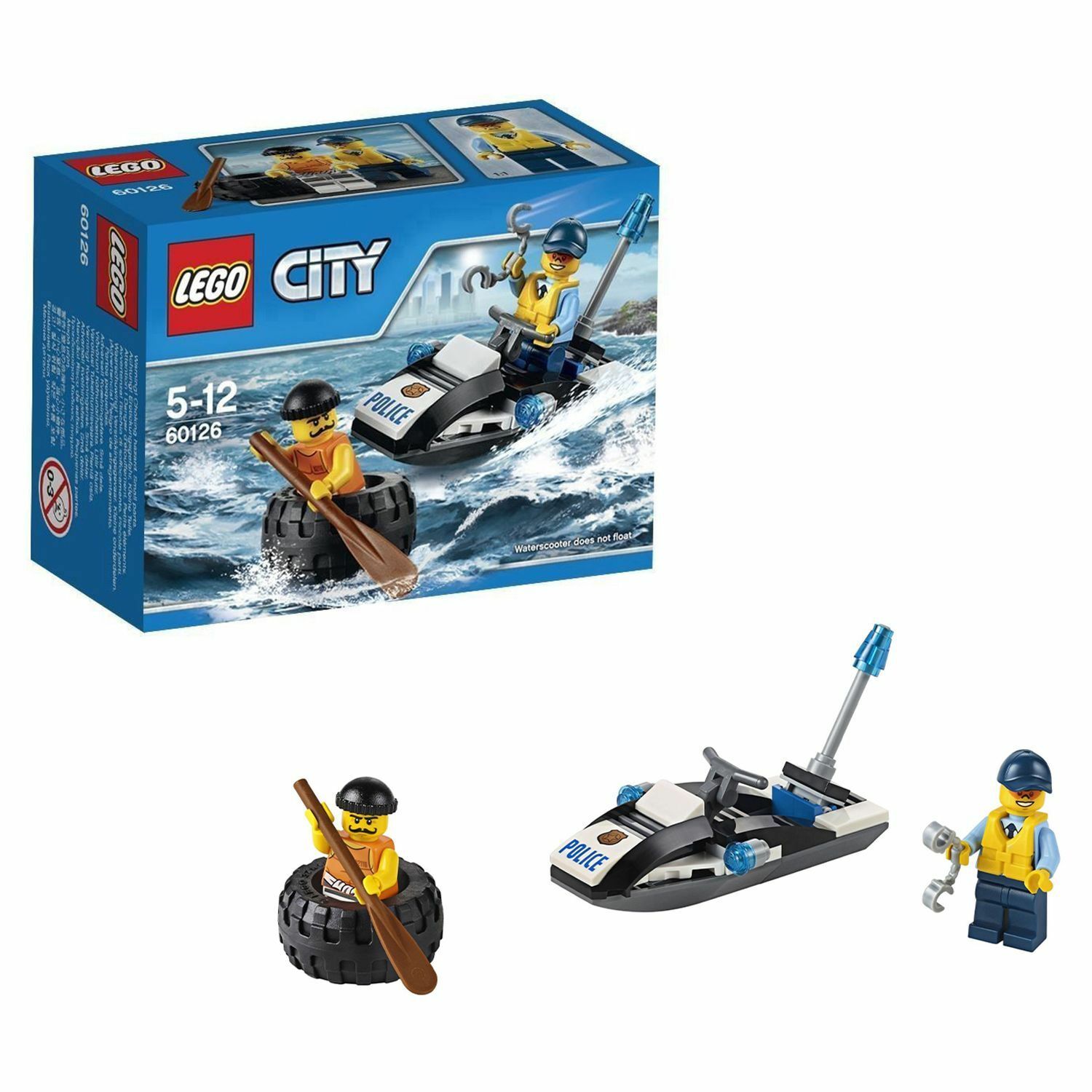 Конструктор LEGO City Police Побег в шине (60126) купить по цене 499 ₽ в  интернет-магазине Детский мир