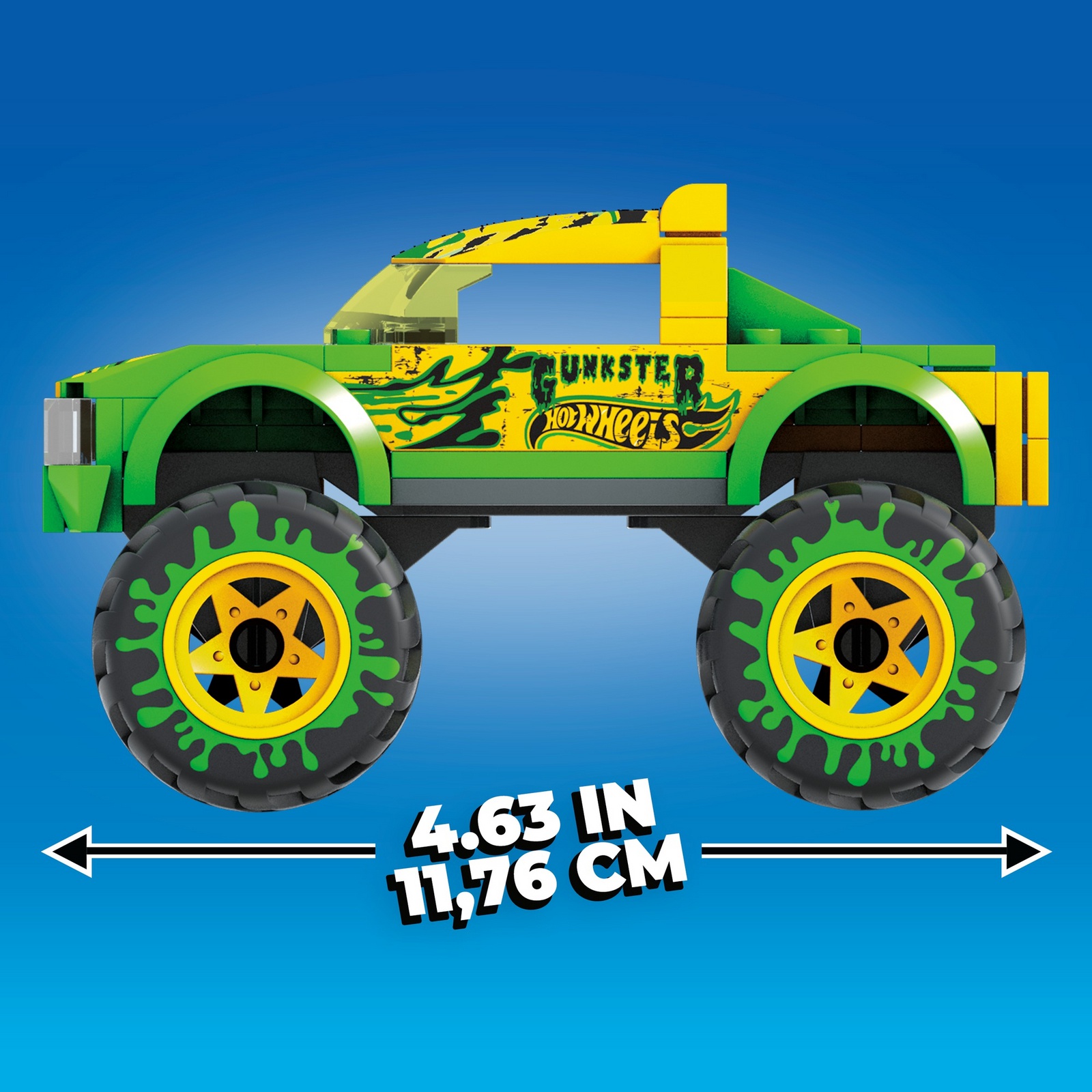 Конструктор Mega Construx Hot Wheels Монстр-трак Гангстер HDJ94 - фото 10