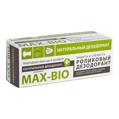 Натуральный дезодорант Max-F Deodrive MAX-BIO природные квасцы и шалфей
