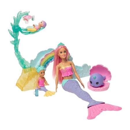 Набор игровой Barbie с маленькими русалочками FXT25