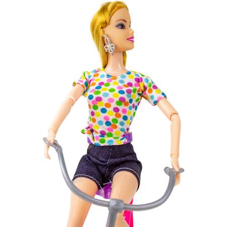 Кукла на велосипеде Story Game LY519-D
