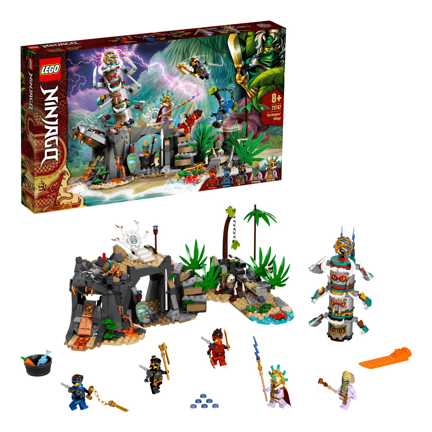 Конструктор LEGO Ninjago Деревня Хранителей 71747 купить по цене 2999 ₽ в  интернет-магазине Детский мир