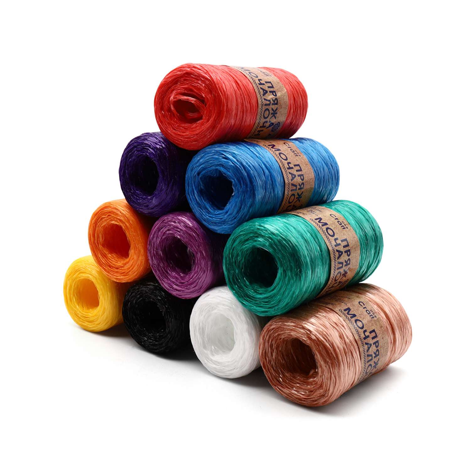 Пряжа Astra Premium для вязания мочалок пляжных сумок 200 м 10 шт разноцветные - фото 6