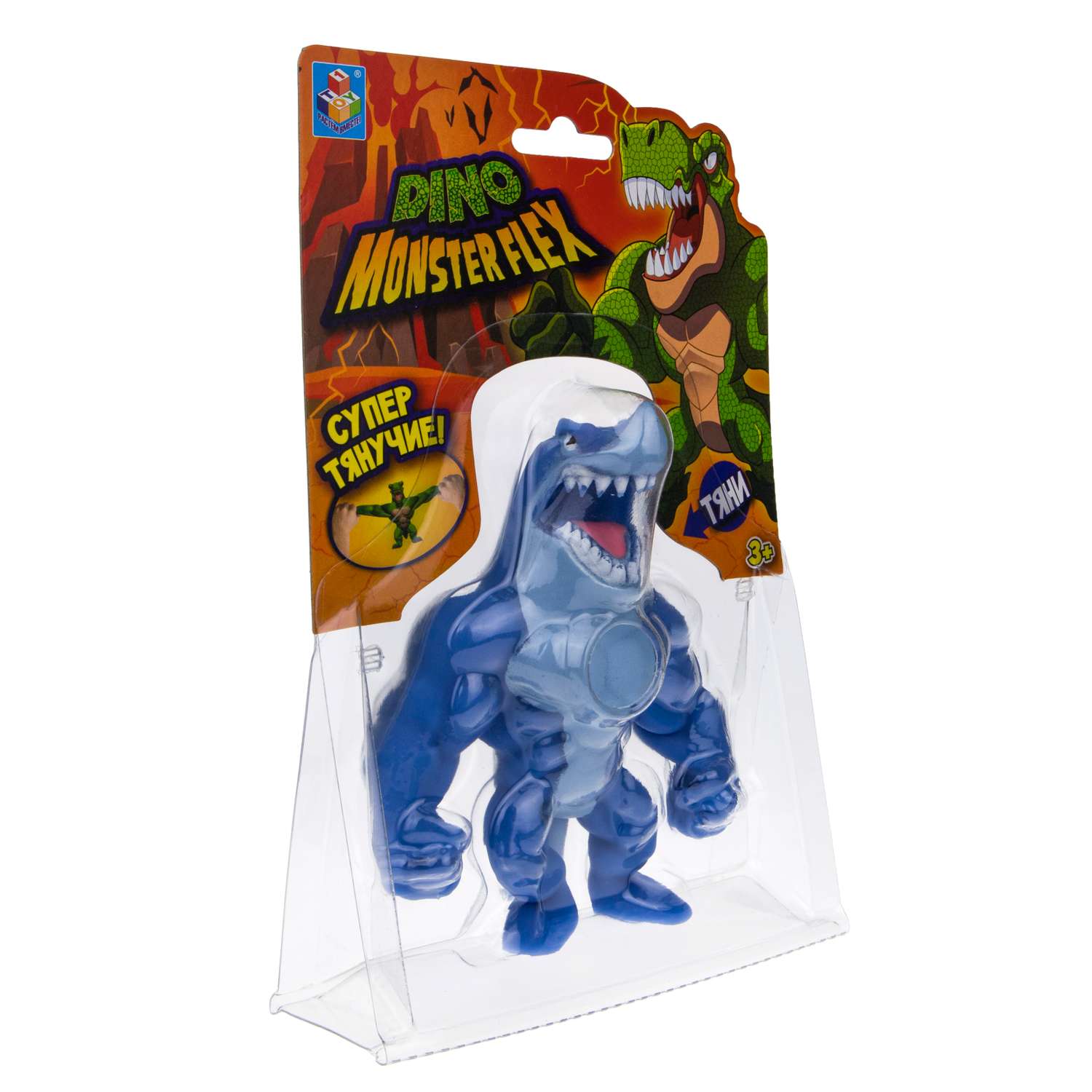 Игрушка-тягун 1Toy Monster Flex Dino Шарко Т22691-12 - фото 4