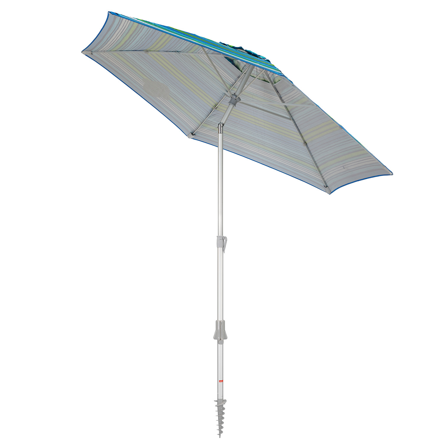 Зонт пляжный BABY STYLE большой с клапаном и наклоном 2.1 м - фото 4