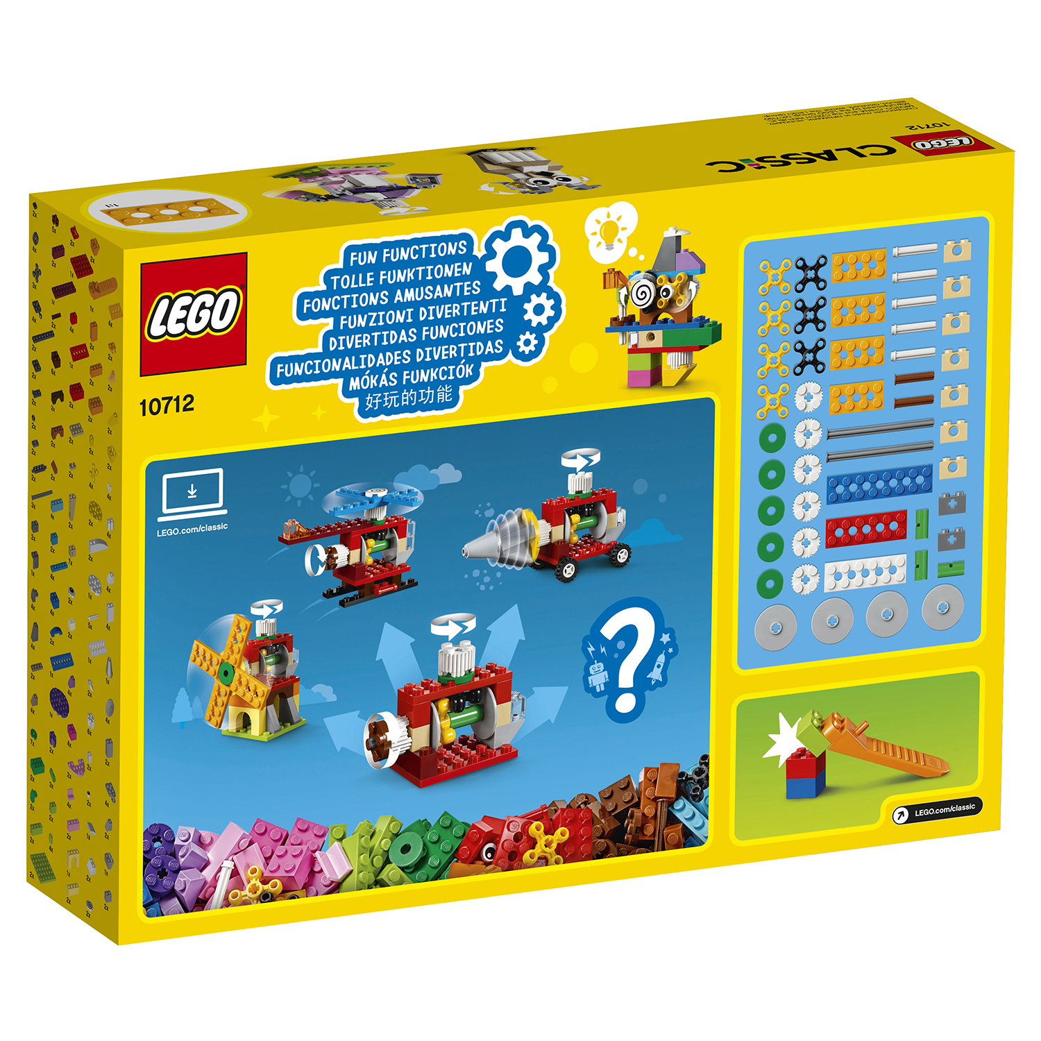 Конструктор LEGO Кубики и механизмы Classic (10712) купить по цене 1499 ₽ в  интернет-магазине Детский мир