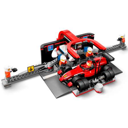 Конструктор детский LEGO City Пит-стоп и команда F1