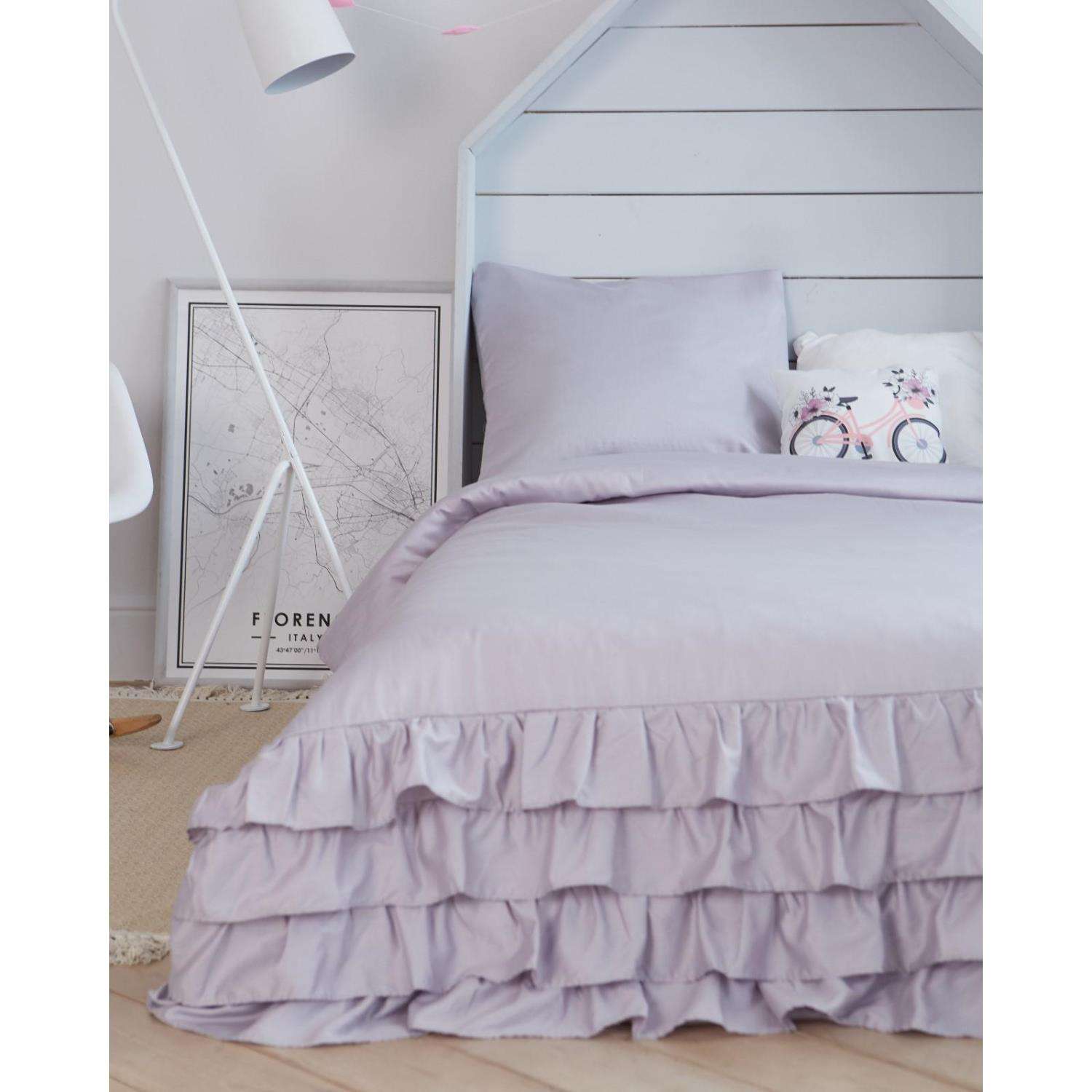 Комплект постельного белья Этель Светло-серый графит - фото 2