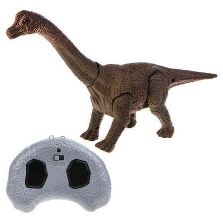 Интерактивная игрушка Robo Life Брахиозавр с пультом ДУ со звуковыми световыми и эффектами движения