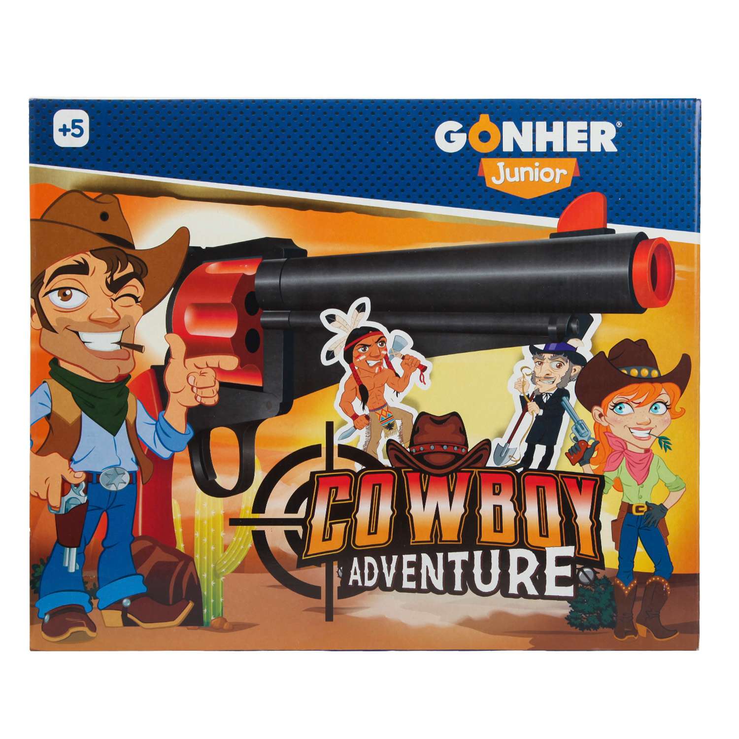 Игрушка Gonher Пистолет ковбойский 8610/0 - фото 3