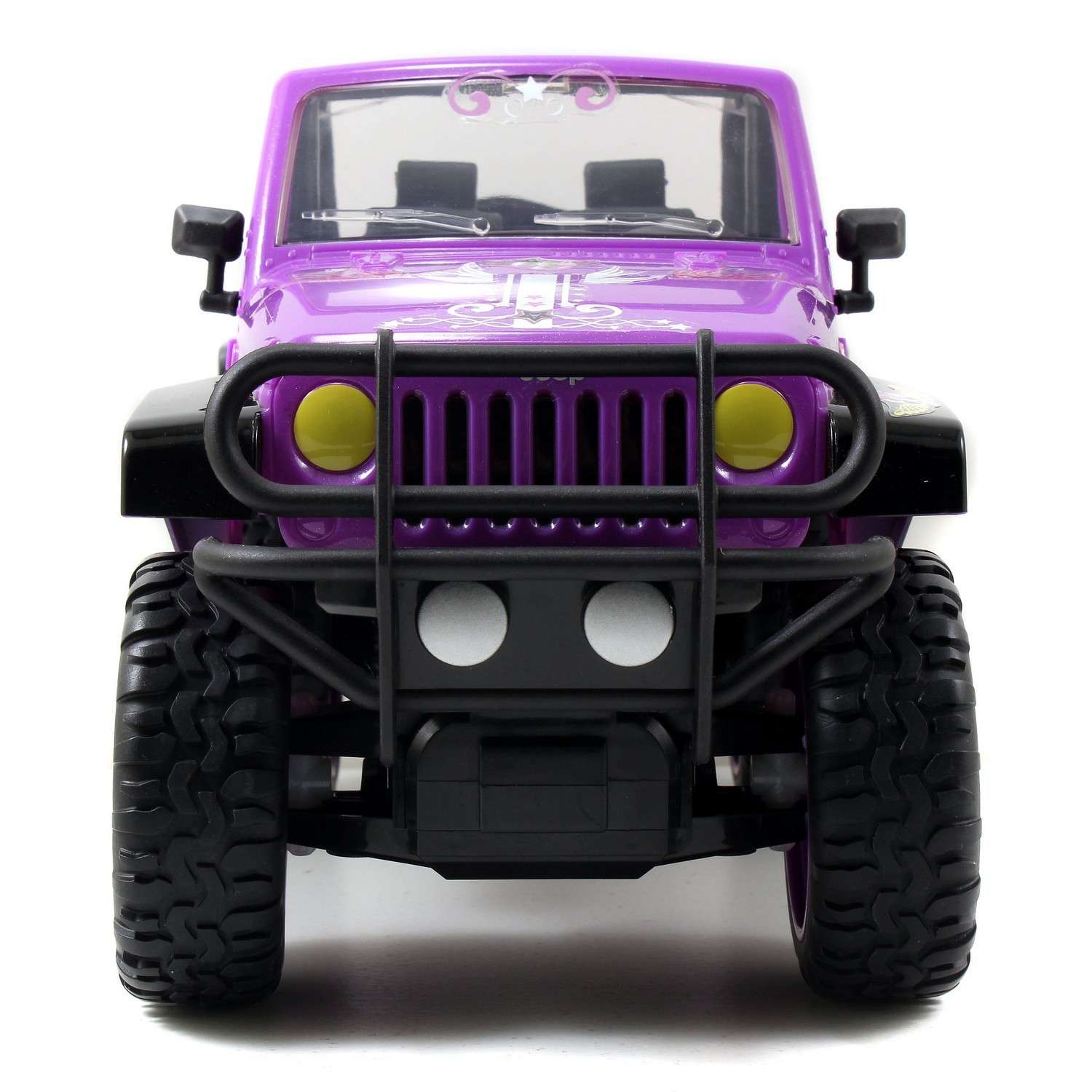 Машинка на радиоуправлении Jada масштаб 1:16 Girlmazing Jeep Фиолетовая 96962 - фото 2