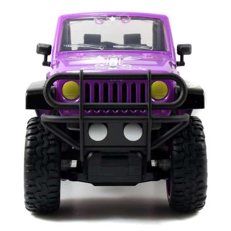 Машинка на радиоуправлении Jada масштаб 1:16 Girlmazing Jeep Фиолетовая