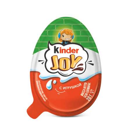 Яйцо шоколадное Kinder Джой для девочек 20г