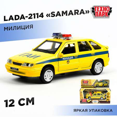 Полицейская машина Технопарк LADA Samara Полиция желтый
