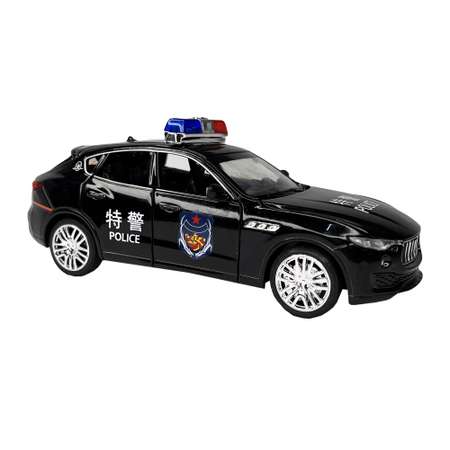 Машинка металлическая BalaToys полицейская с открывающимися дверьми и багажниками