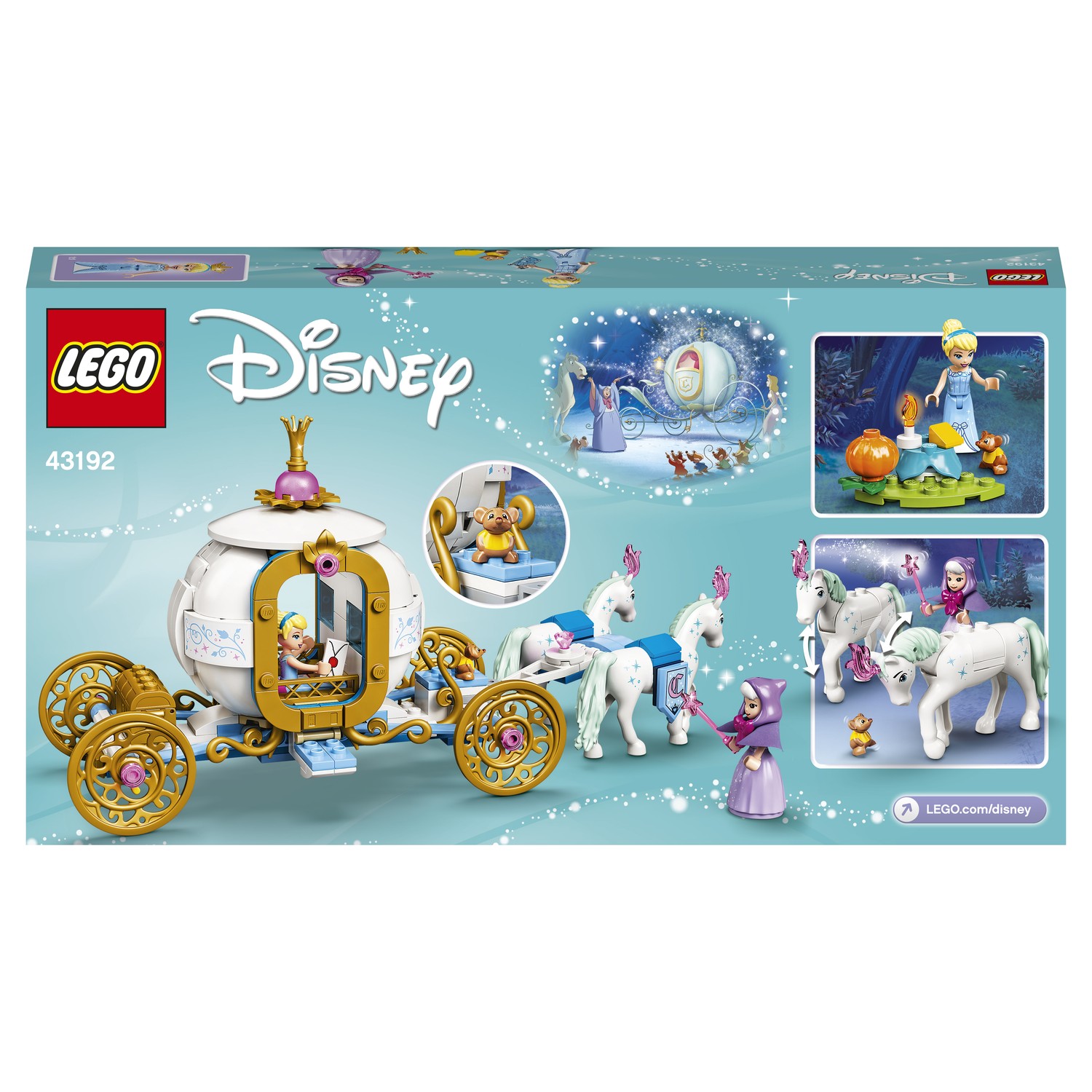 Конструктор LEGO Disney Princess Королевская карета Золушки 43192 - фото 3