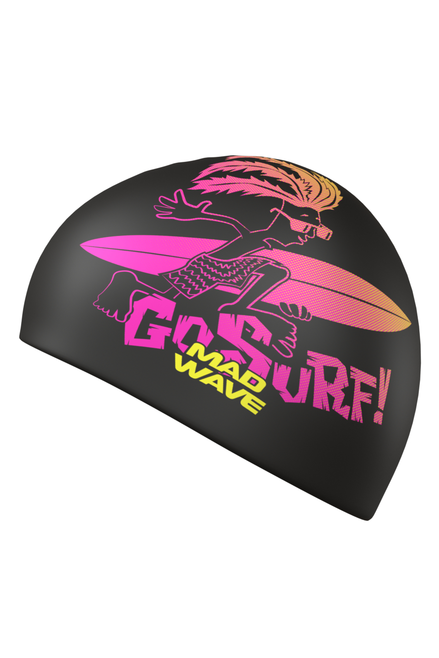 Шапочка для бассейна Mad Wave Surfer M0574 12 0 00W - фото 3