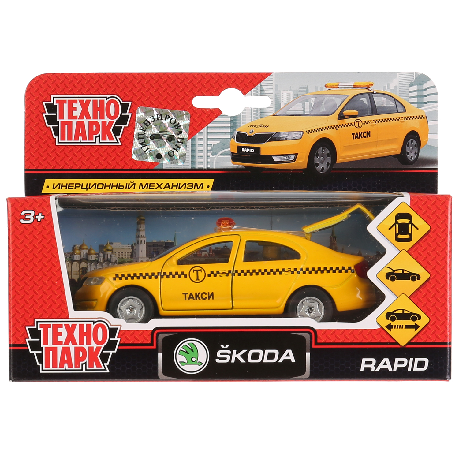 Машина ТЕХНОПАРК Skoda Rapid Такси