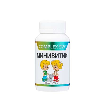 Витамины Минивитик Оптисалт для детей 90 капсул