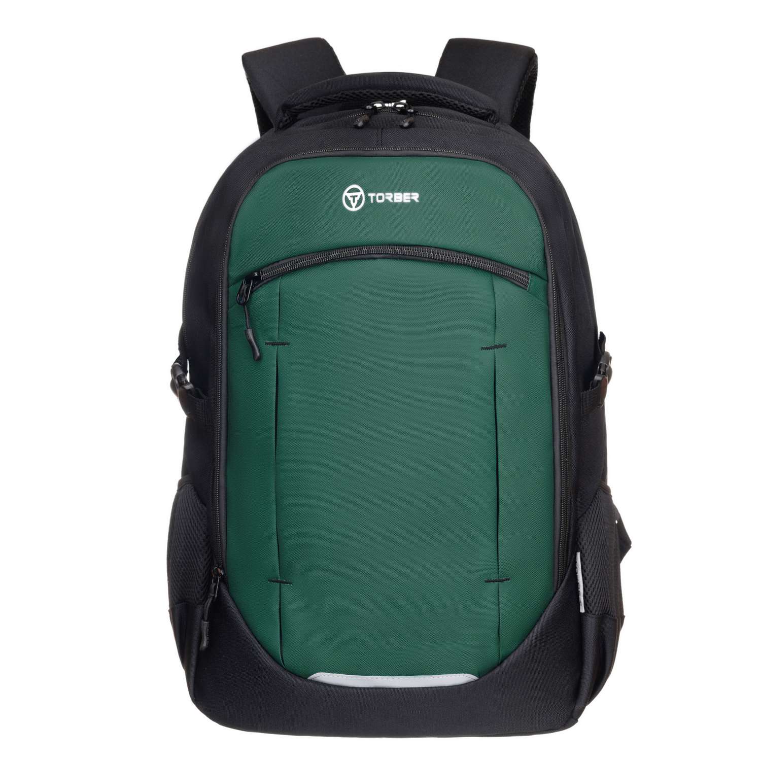 Рюкзак TORBER CLASS X чёрно зелёный и Мешок для сменной обуви - фото 2