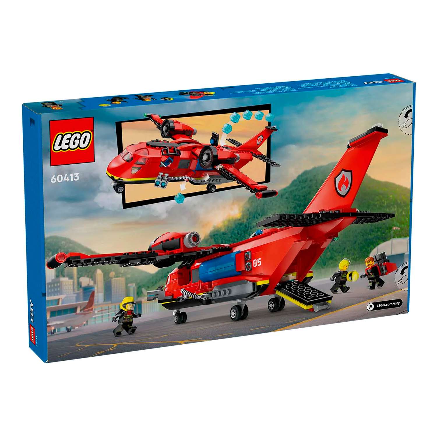 Конструктор детский LEGO City Пожарно-спасательный самолет 60413 - фото 7