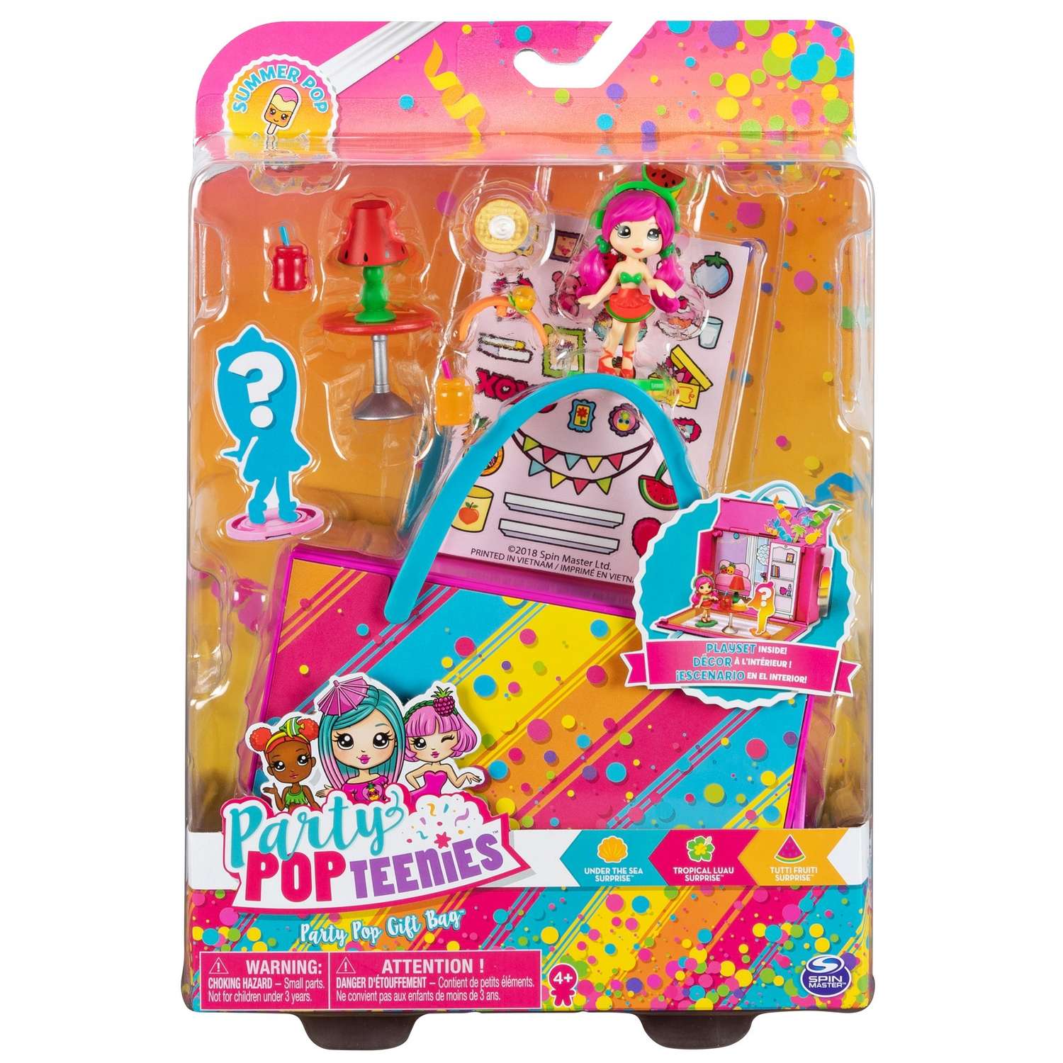 Party pop teenies store playset