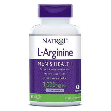 Биологически активная добавка Natrol L-Arginine 3000мг*90таблеток