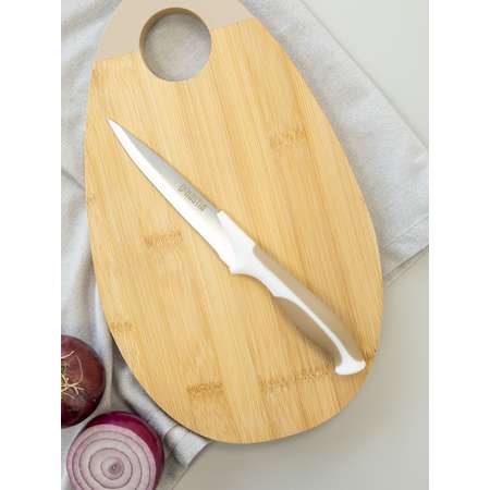 Нож кухонный DeNASTIA универсальный 20.8 бежевый