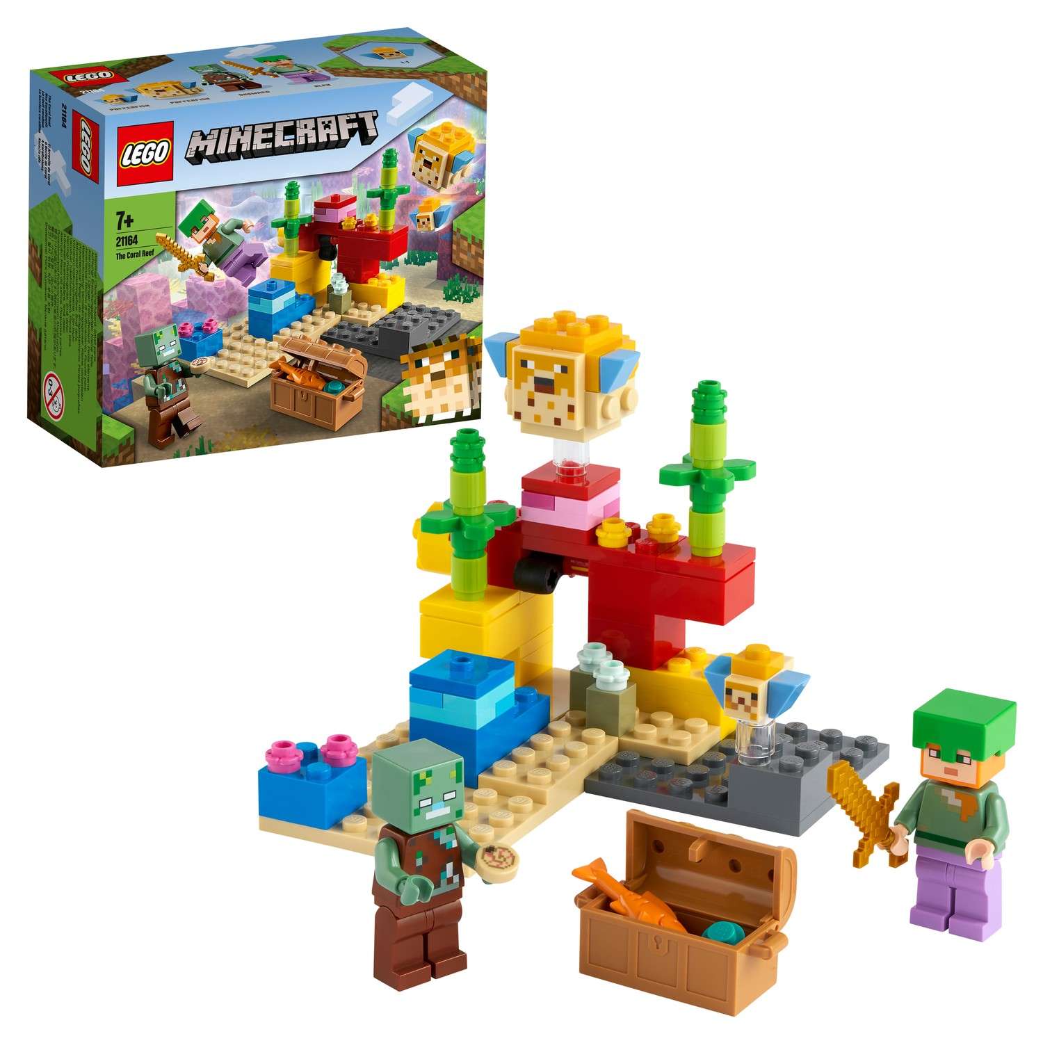 Конструктор LEGO Minecraft Коралловый риф 21164 - фото 1