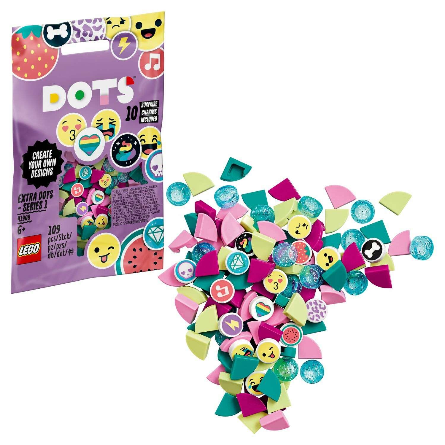 Конструктор LEGO DOTS Дополнительные элементы блочный - фото 1