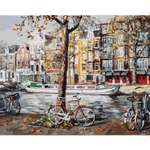 Картина по номерам на холсте Белоснежка Осенний Амстердам 118-AB 40х50 см.