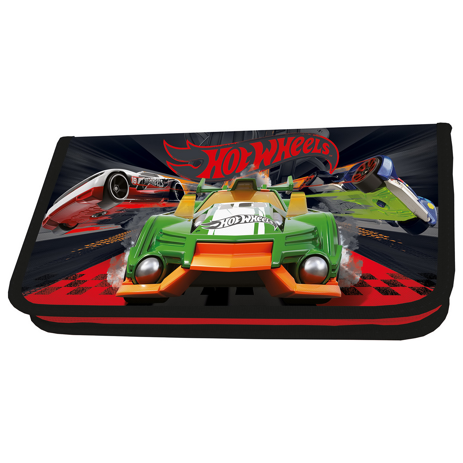 Пенал Полиграф Принт Hot Wheels жесткий HWFB-RT2-033PR - фото 1