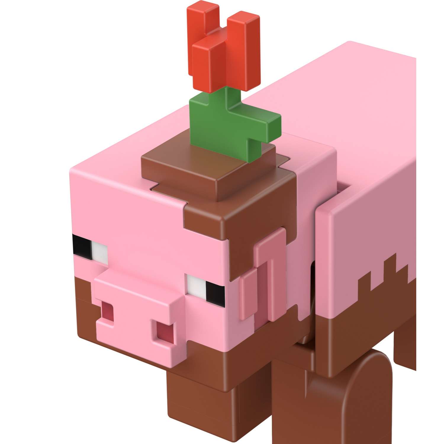 Фигурка Minecraft Свинья испачканная с аксессуарами GTP22 - фото 6