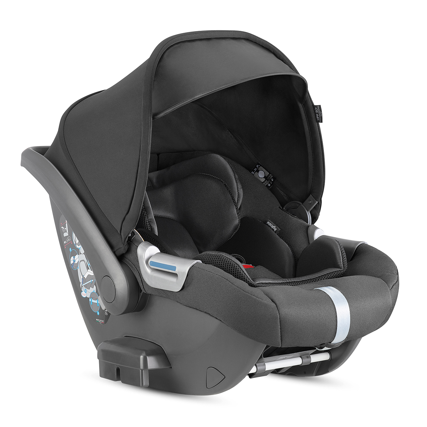 Коляска Inglesina Aptica System Quattro 4в1 на шасси ApticaXT Charcoal Grey - фото 5