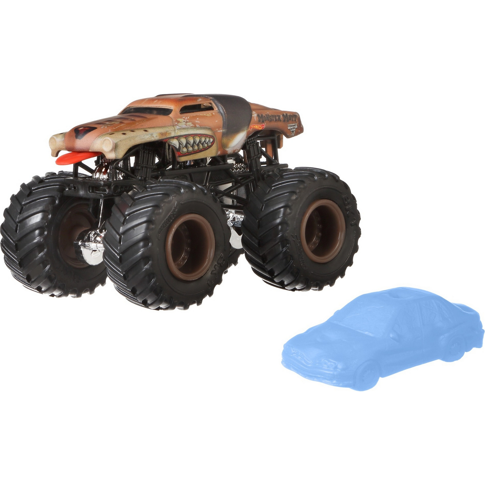 Машина Hot Wheels Monster Jam 1:64 Dog Pound Монстр-пес Дикий FLX44 купить  по цене 88 ₽ в интернет-магазине Детский мир