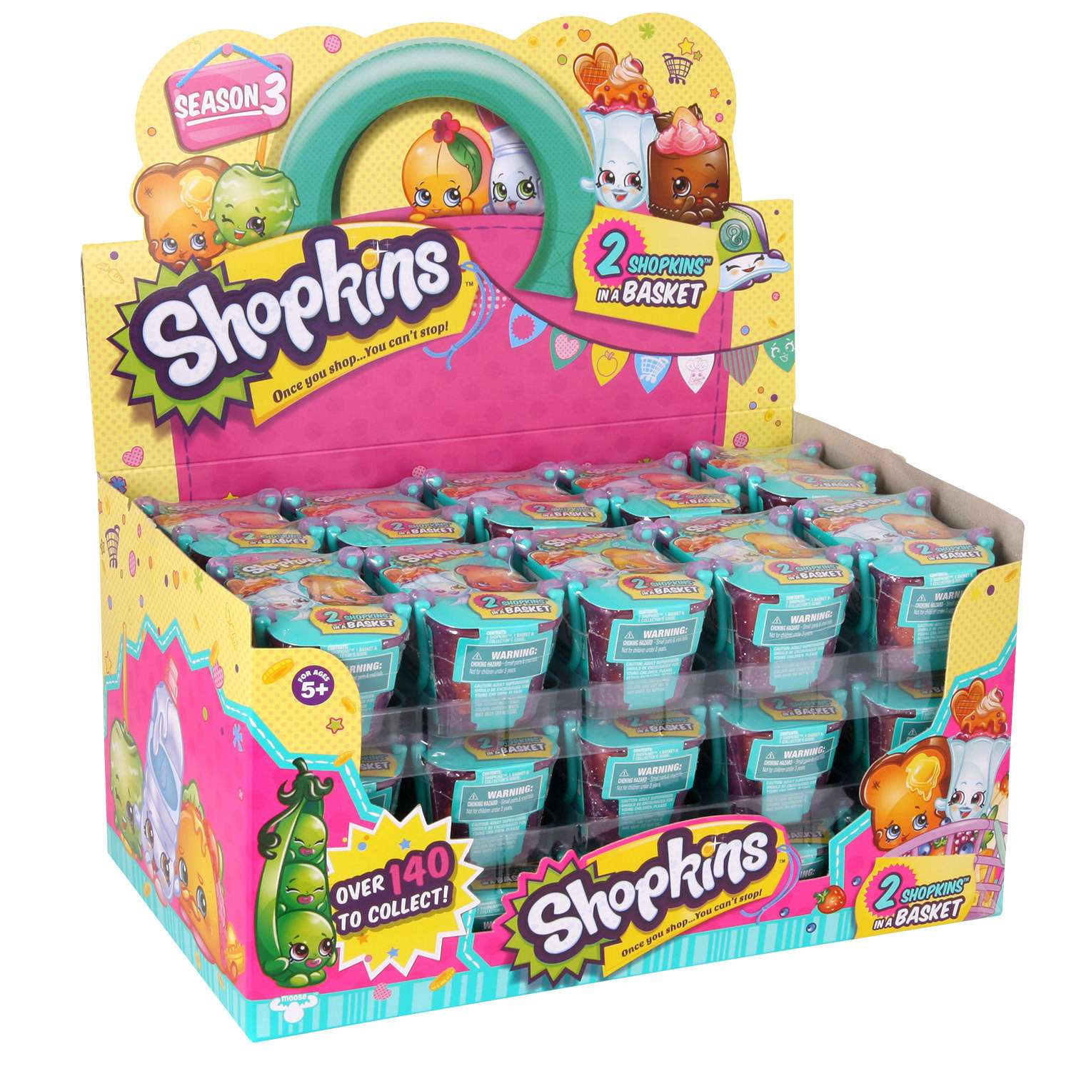 Набор фигурок Shopkins 2 шт в корзиночке в непрозрачной упаковке (Сюрприз) - фото 6