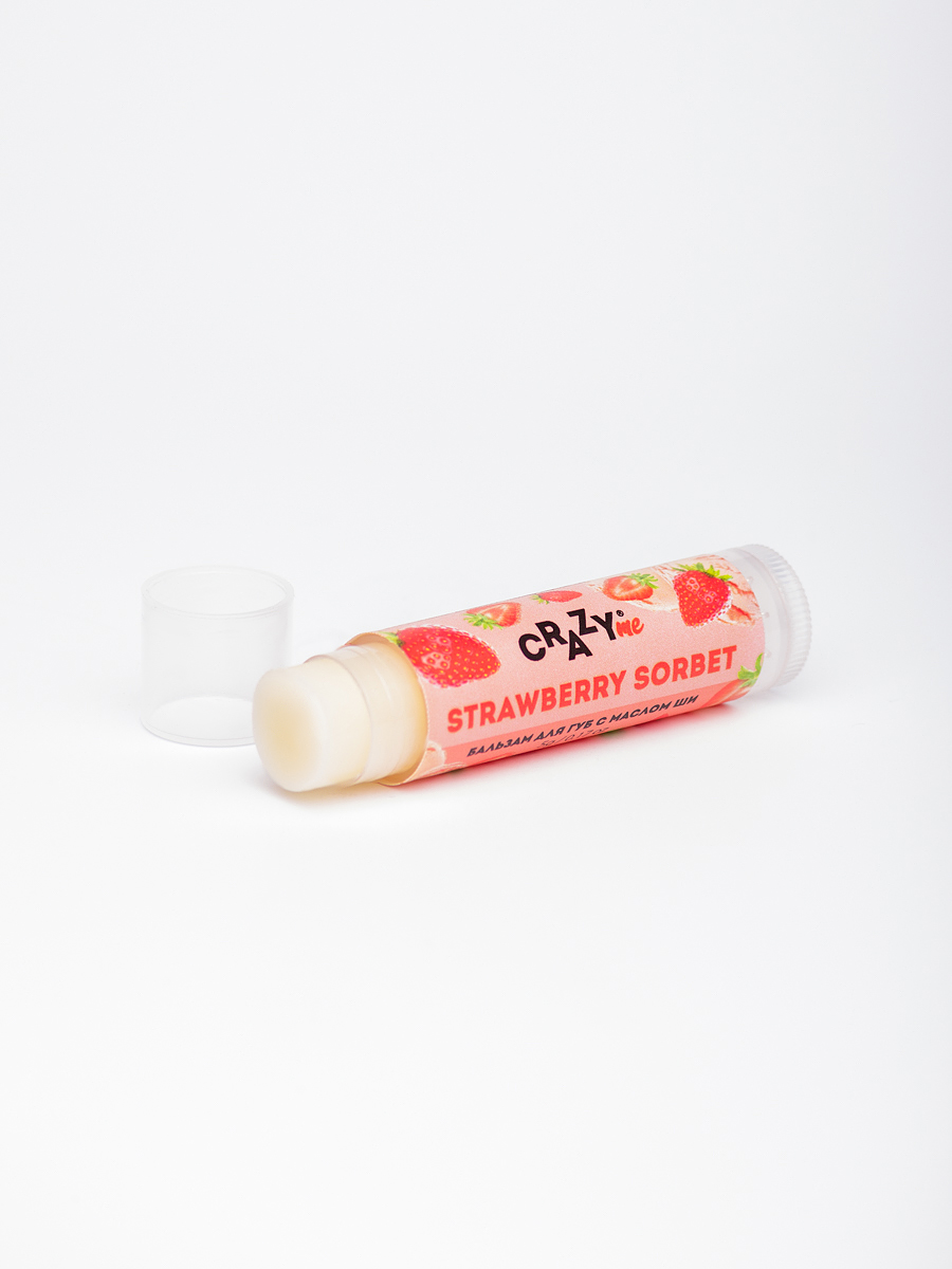 Бальзам для губ CRAZYme Strawberry Sorbet Lip Balm - фото 2