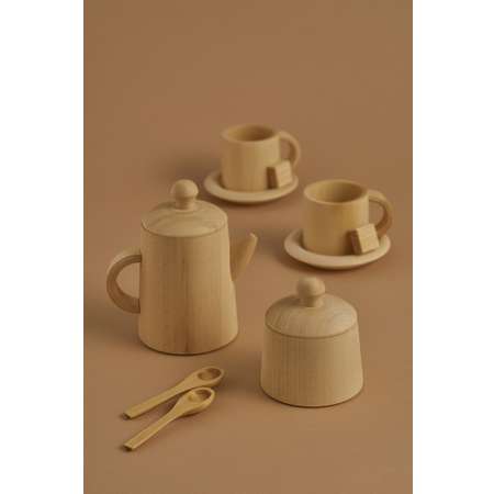 Деревянная посуда игрушечная RADUGA GRËZ Чайный набор натуральный
