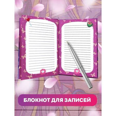Блокноты Проф-Пресс для девочек в наборе 2 шт. Мой личный дневничок 120х165 96 стр. Розовый+сиреневый