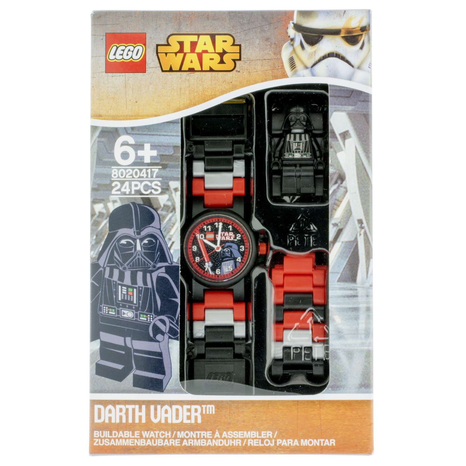 Часы аналоговые LEGO Darth Vader 8021018 - фото 2