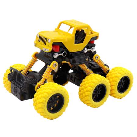 Машинка Funky Toys инерционная Внедорожник Желтая FT97940