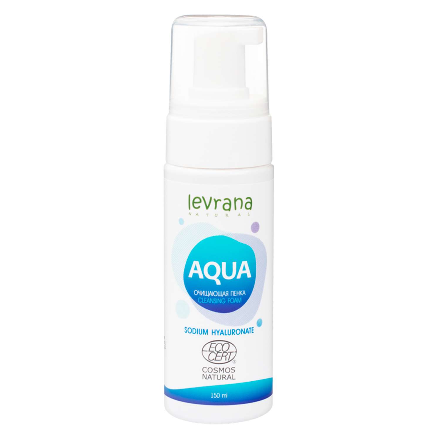 Пенка для умывания Levrana Aqua с гиалуроновой кислотой 150 мл - фото 1