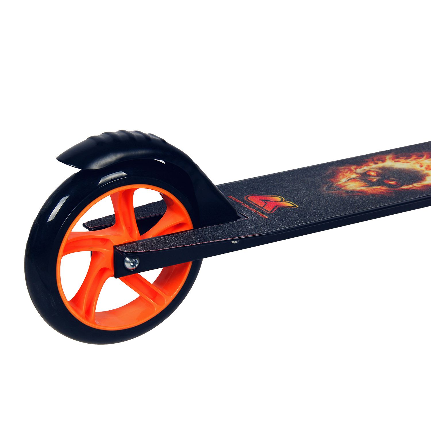 Самокат Sport Collection fire scull Black - фото 12