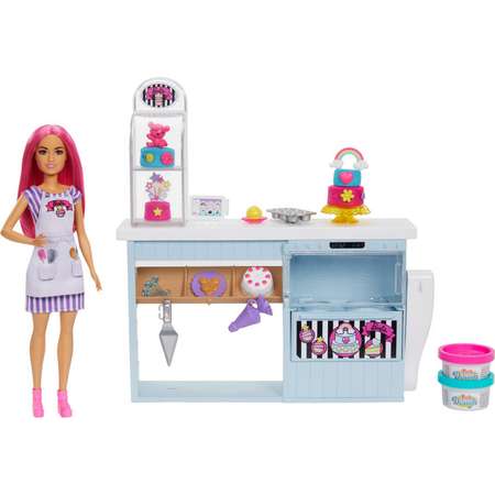 Набор игровой Barbie Кондитерская с куклой и аксессуарами HGB73