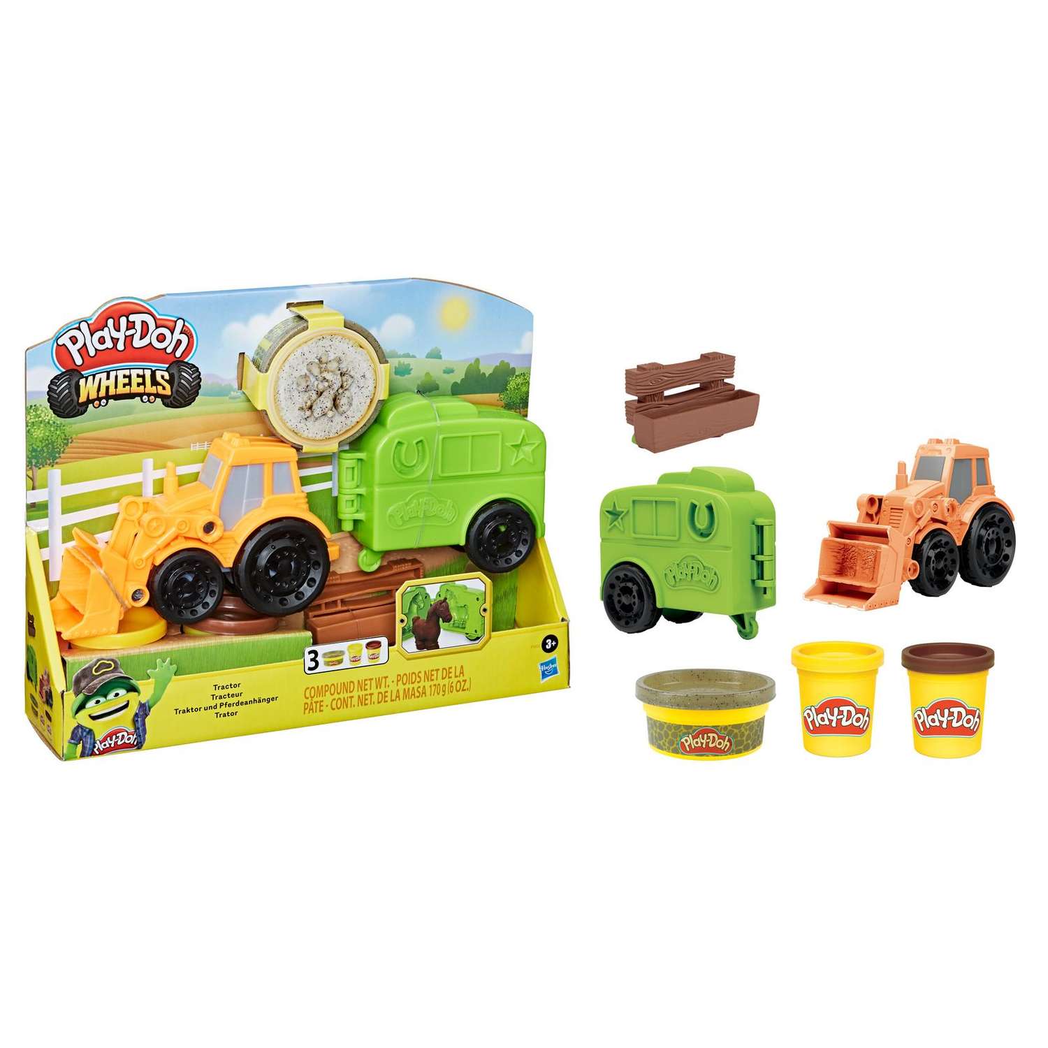 Набор игровой Play-Doh Фермерский трактор F1012 - фото 4