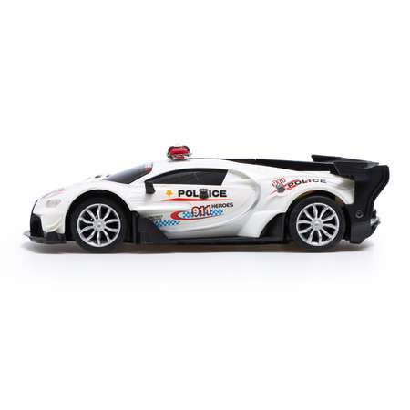 Машина Автоград радиоуправляемая «Полиция» работает от батареек цвет белый