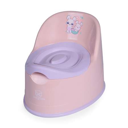 Горшок детский BabyCare Bunny розовый-сиреневый