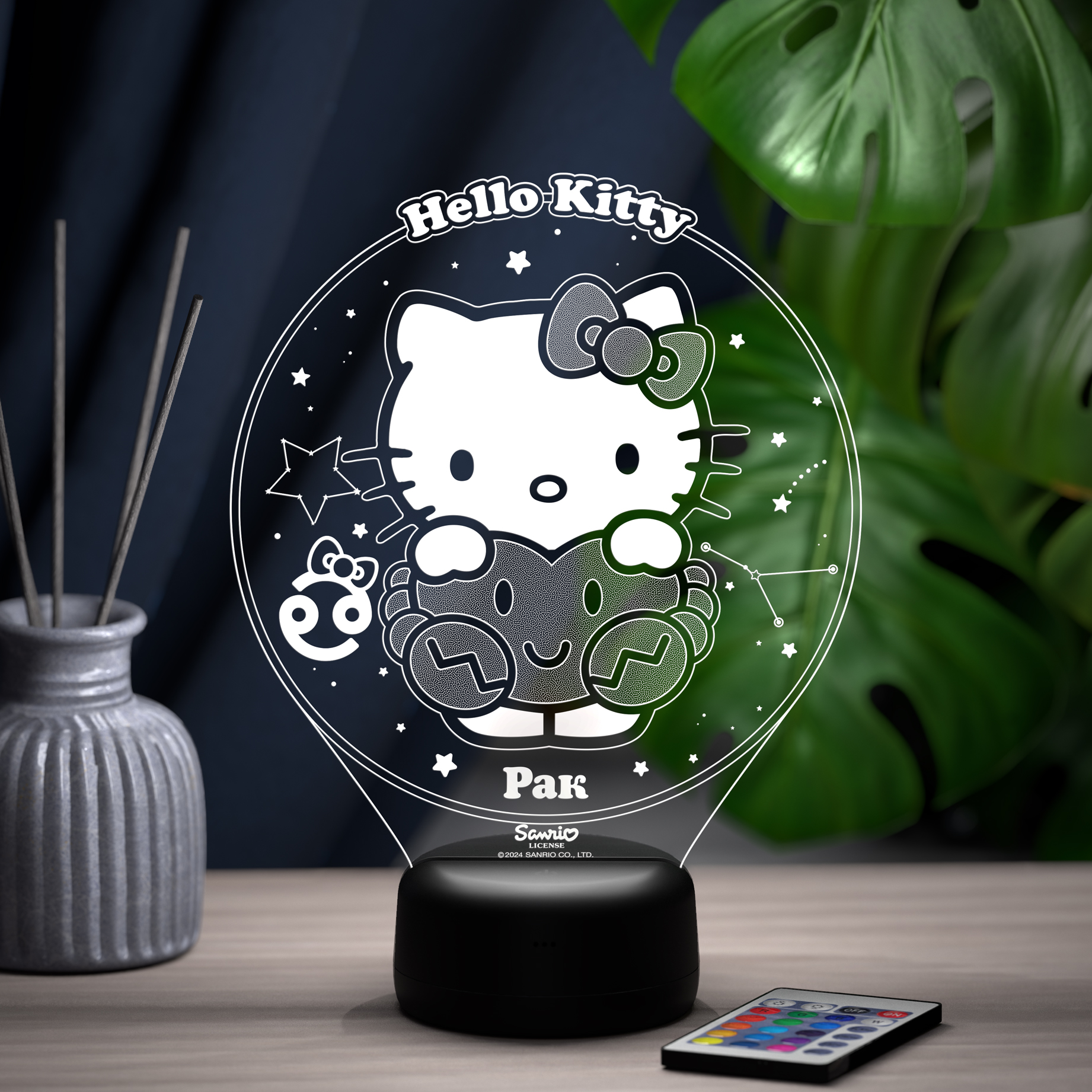 Ночник HELLO KITTY Рак купить по цене 1500 ₽ в интернет-магазине Детский мир