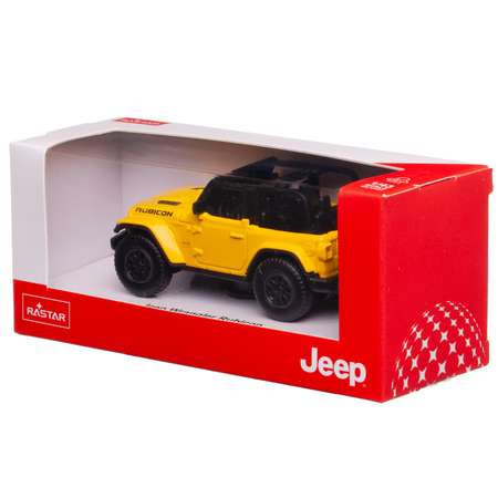 Автомобиль Rastar Jeep 1:43 без механизмов желтый