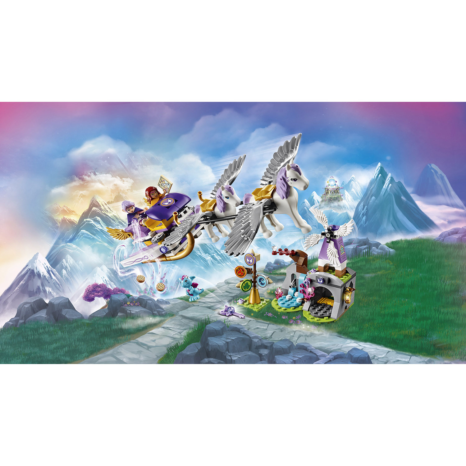 Конструктор LEGO Elves Летающие сани Эйры (41077) - фото 4